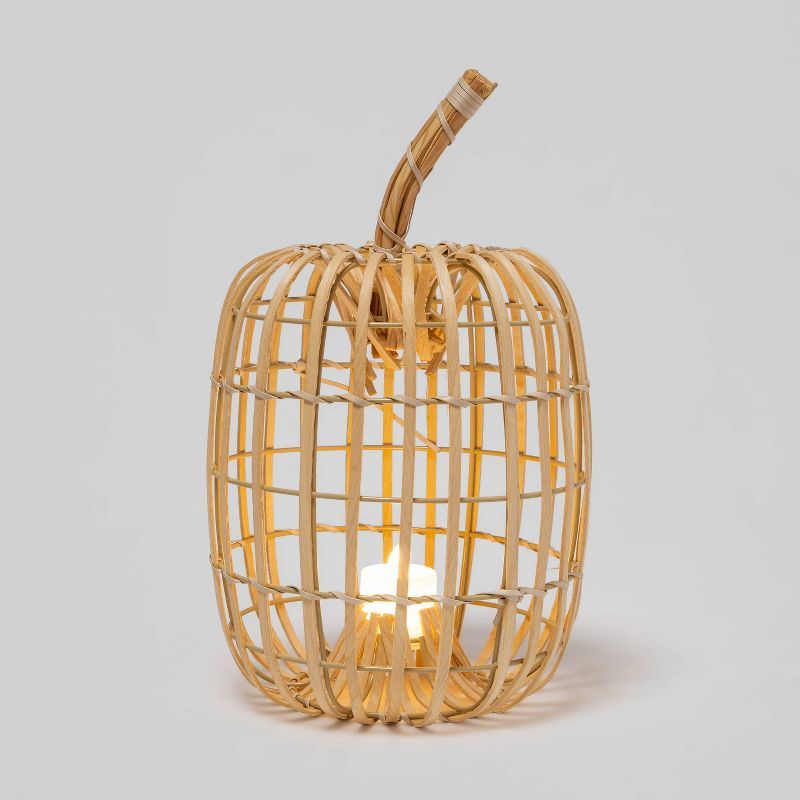 Tall Harvest Chipwood Pumpkin Decorative Lantern - Hyde & EEK! Boutique™ | Target