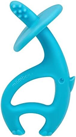 Mombella Ellie Elephant Soft Silicone Teething Toys for 3-12month Babies, A Training Toothbrush & A  | Amazon (US)