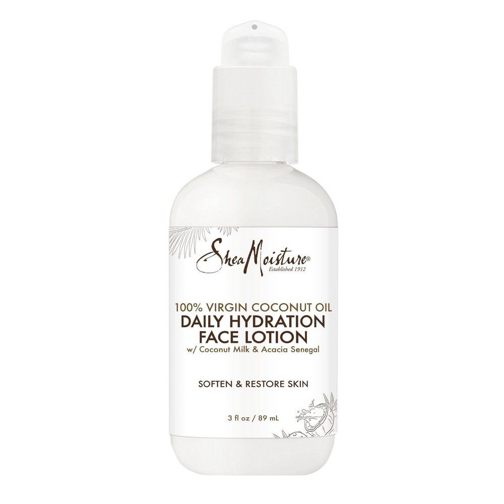 SheaMoisture 100% Virgin Coconut Oil Daily Hydration Face Lotion - 3 fl oz | Target