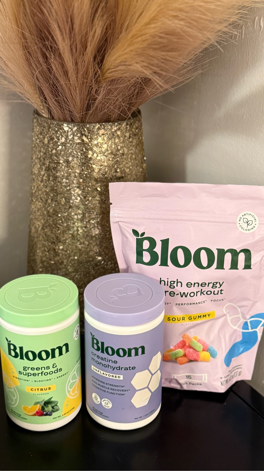 3 bloom supplements for my day 🥰 Greens in the morning, pre workout and creatine ✨

#LTKFindsUnder50 #LTKBeauty #LTKfitnessgoals