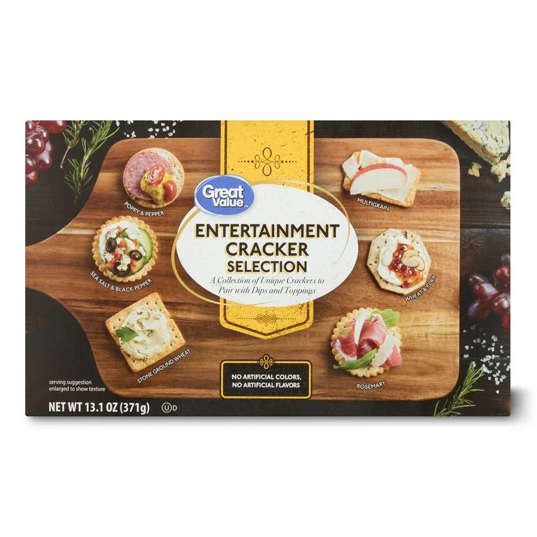 Great Value Entertainment Cracker Selection, 13.1 Oz. | Walmart (US)