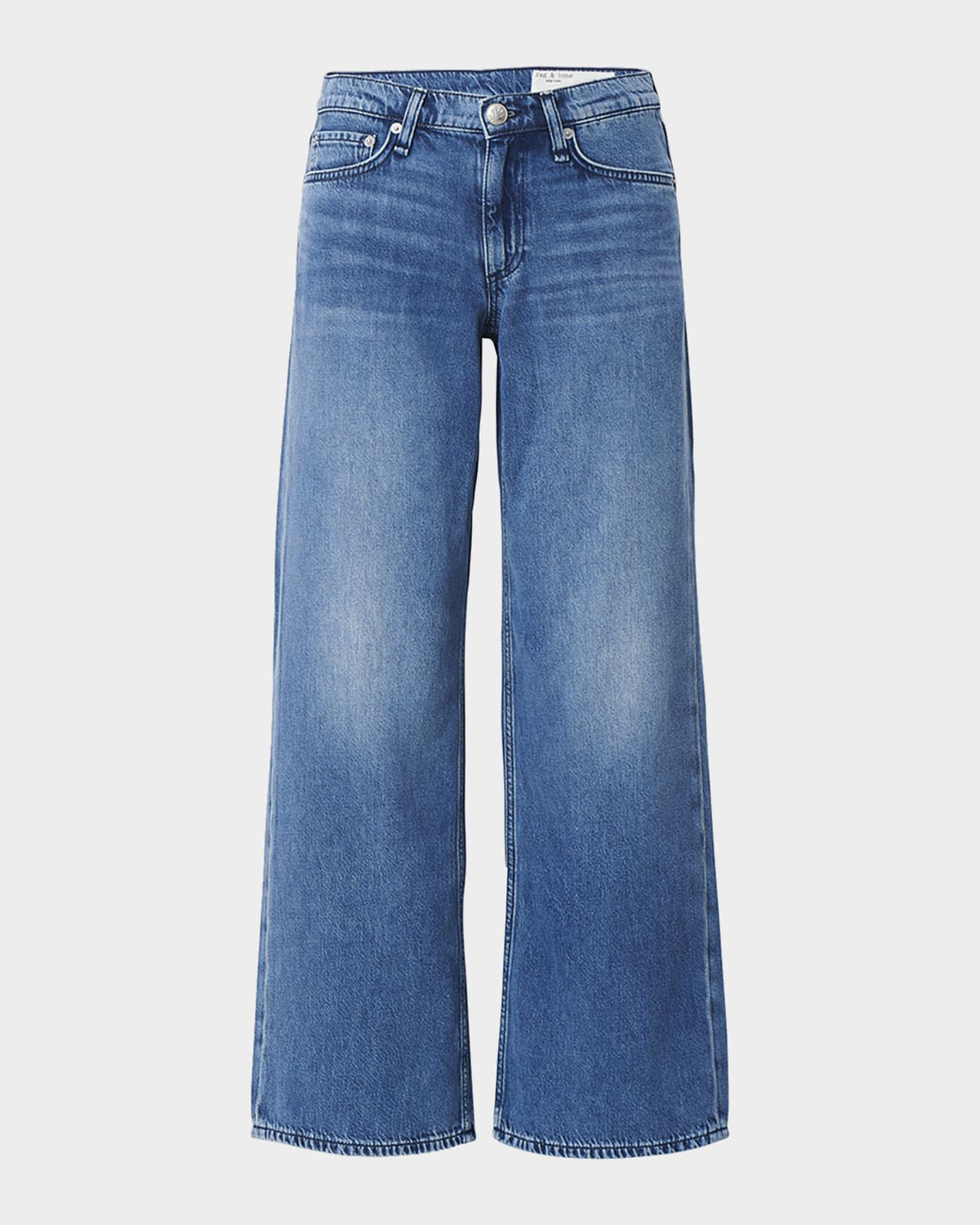 Featherweight Saige Relaxed Straight Ankle Jeans | Neiman Marcus