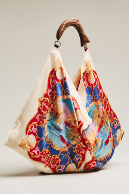 Farm Rio Satin Scarf Medium Bag | Anthropologie (US)