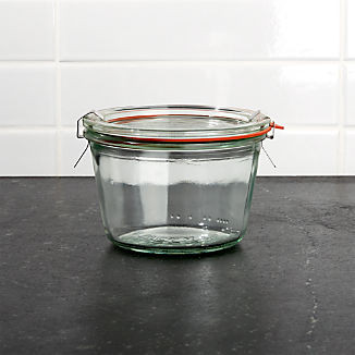 Weck 26-Oz. Canning Jar + Reviews | Crate & Barrel | Crate & Barrel