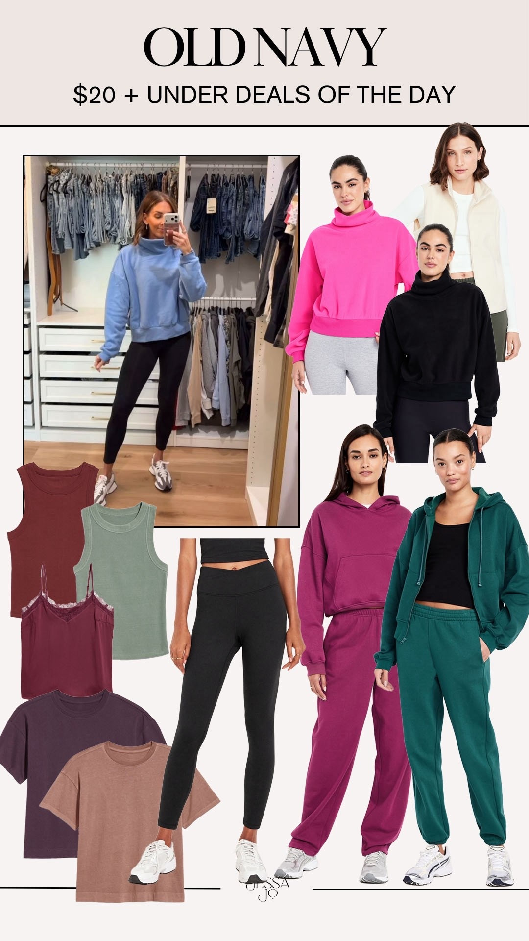 Old navy deals of the day | old navy activewear | old navy active sale | old navy micro fleece sale | old navy basic tank | basic tee | go to basic tee | comfy cute matching sweat set 

#LTKFindsUnder50 #LTKSeasonal #LTKSaleAlert