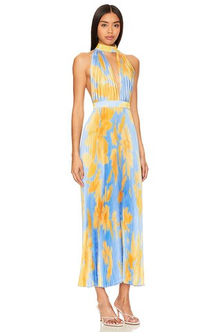 L'IDEE Chateau Gown in Jardin Blue from Revolve.com | Revolve Clothing (Global)