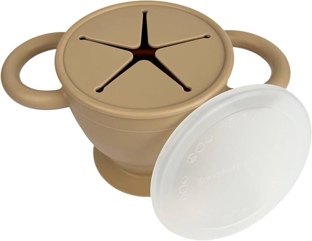 BraveJusticeKidsCo. | Snack Attack II Snack Cup | Collapsible Silicone Snack Container | Toddler ... | Amazon (US)