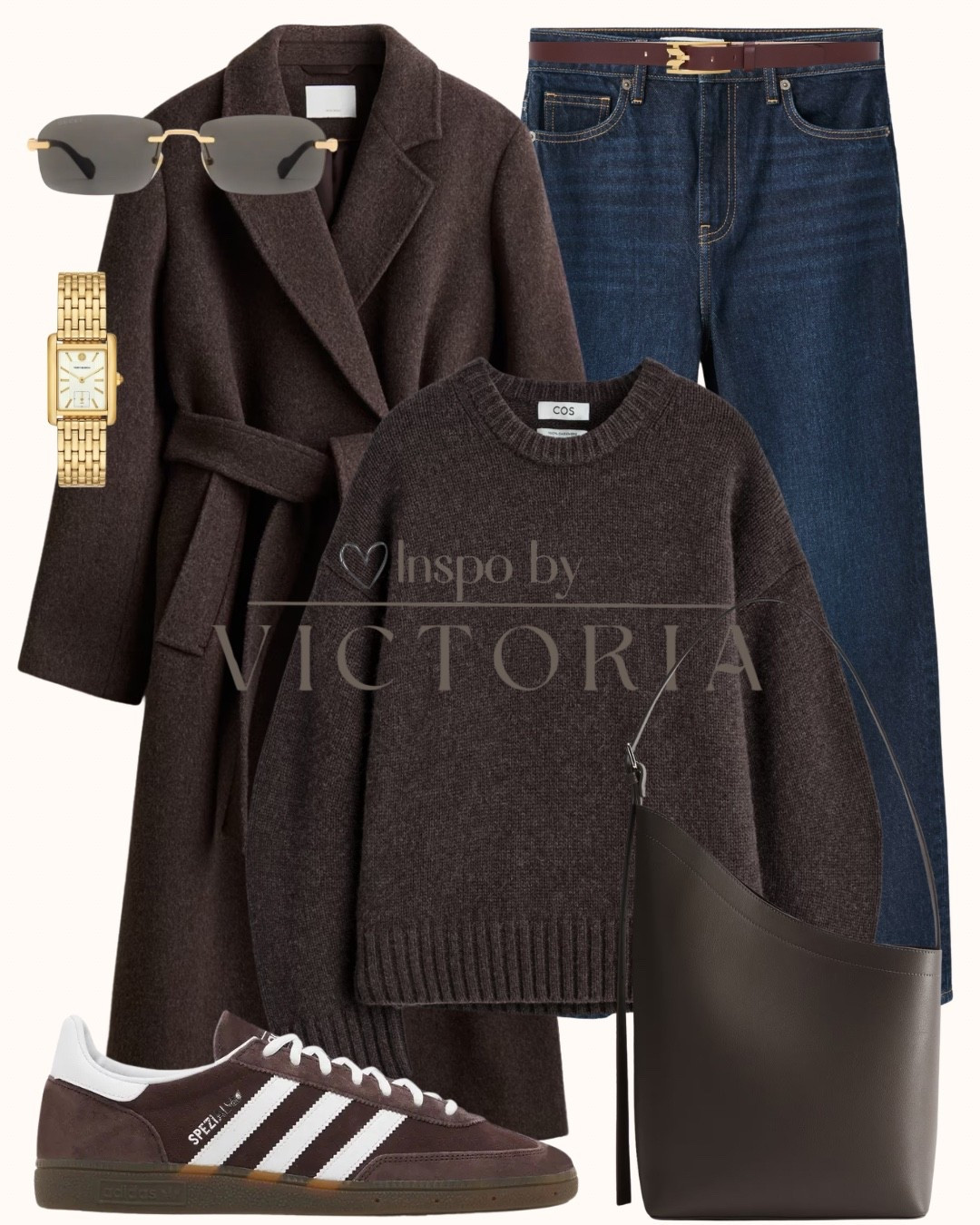 ✨ Cozy Chocolate Tones ✨
Serving up the perfect casual-chic uniform for Fall/Winter: rich browns, classic denim, and sporty sneakers that keep it effortless. Linking everything from this wool coat to the cozy knit, timeless gold accessories, and the comfiest Adidas Spezial sneakers. 🤎🍂

#LTKFindsUnder50 #LTKSeasonal #LTKootd