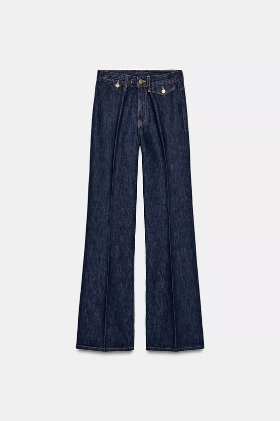 ZW COLLECTION HIGH-WAIST FLARE JEANS | Zara US