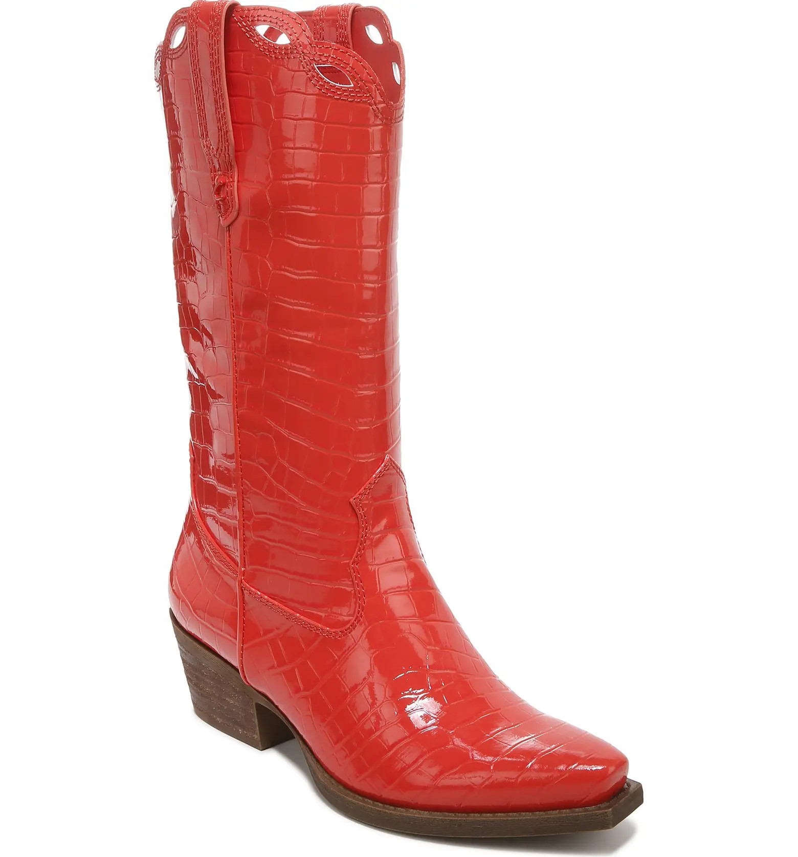 Jill Croc Embossed Boot (Women) | Nordstrom Rack