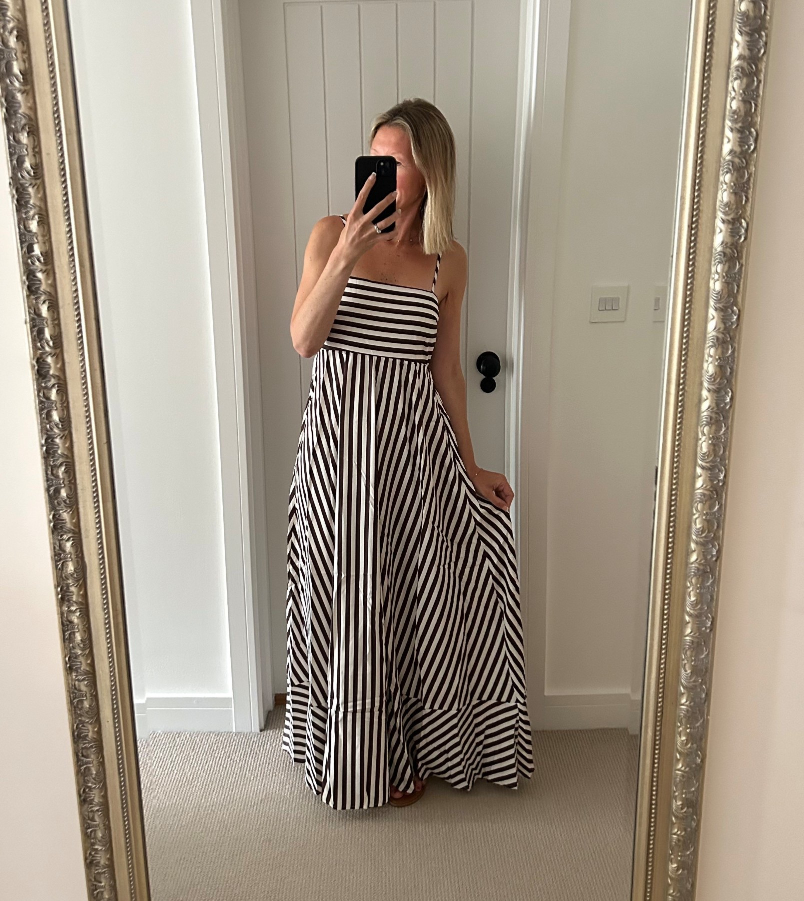 Love this striped maxi dress 

#LTKuk #LTKsummer