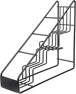 NUOBESTY Stainless Steel Spice Shelf Spice Rack Organizer Syrup Bottle Rack Wire 4 Compartment Bo... | Amazon (US)