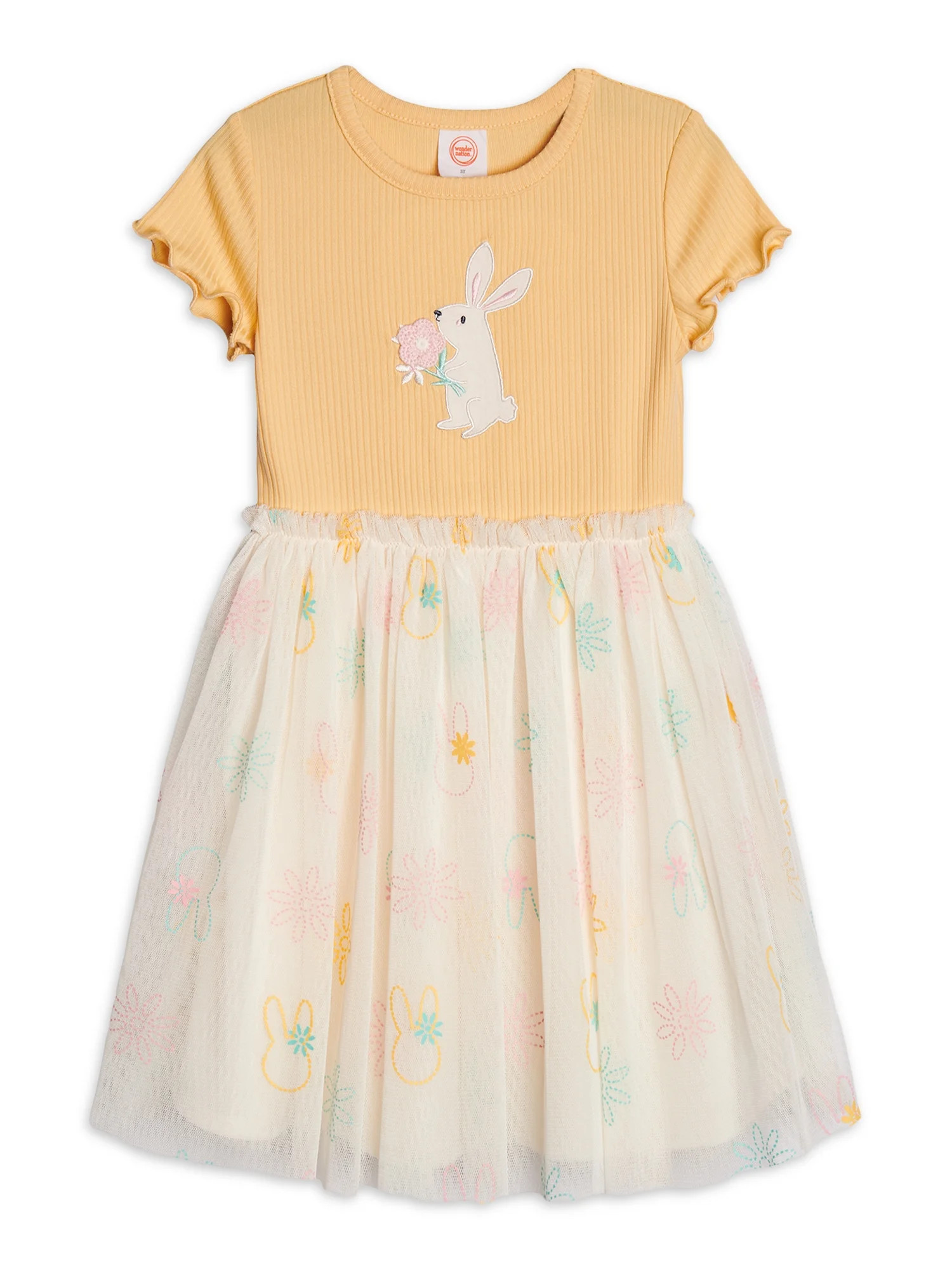 Wonder Nation Toddler Girl Easter Tutu Dress, Sizes 2T-5T | Walmart (US)
