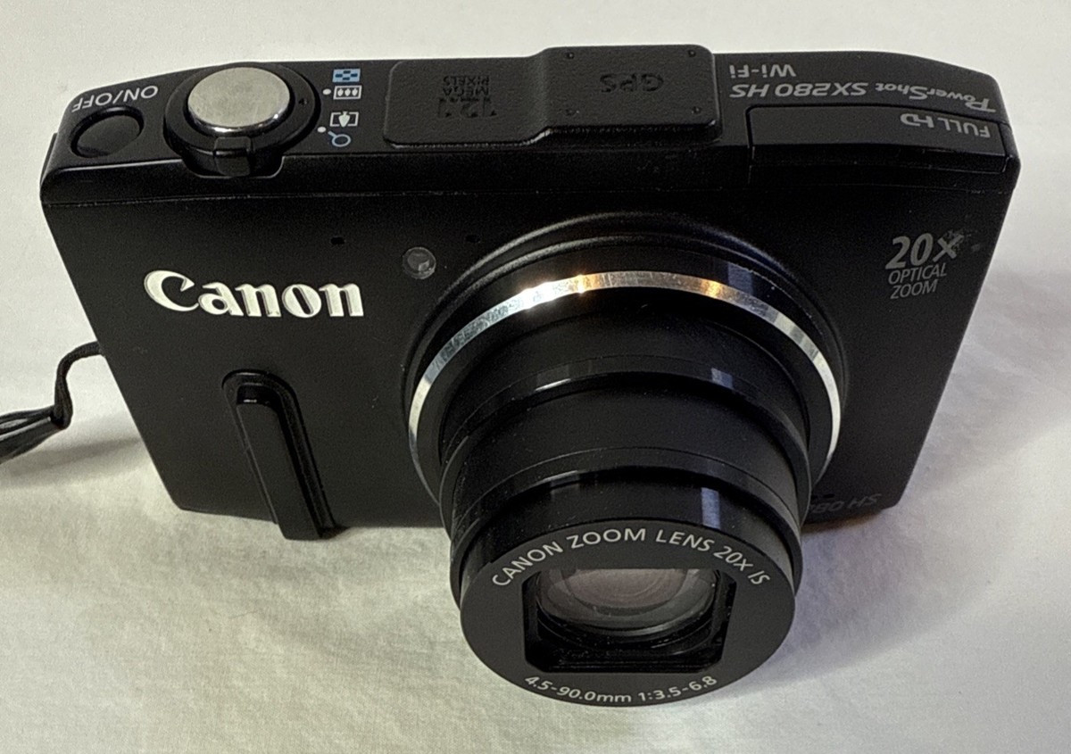 Canon PowerShot SX280 HS 12.1MP Digital Camera w/ Battery, Charger, SD Card | eBay US