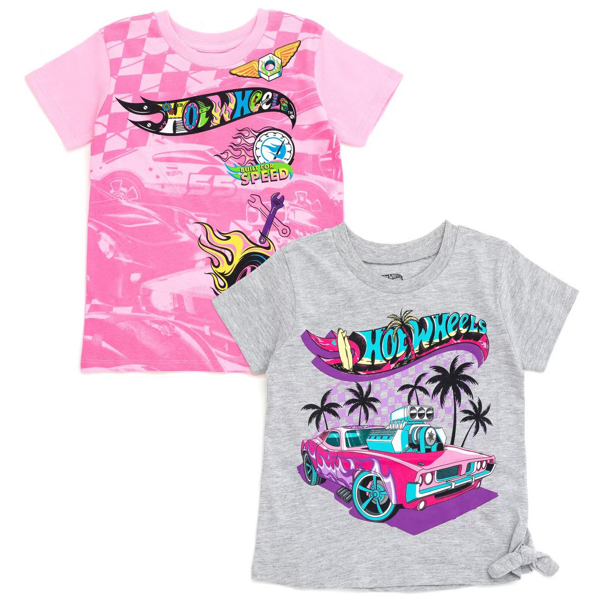 Hot Wheels Girls 2 Pack T-Shirts Little Kid to Big | Target