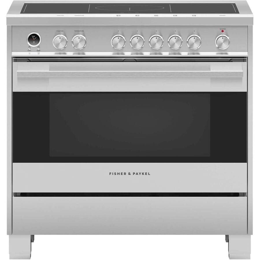 Fisher & Paykel - 4.9 Cu. Ft. Self-Cleaning Freestanding Electric Induction Range | Best Buy U.S.