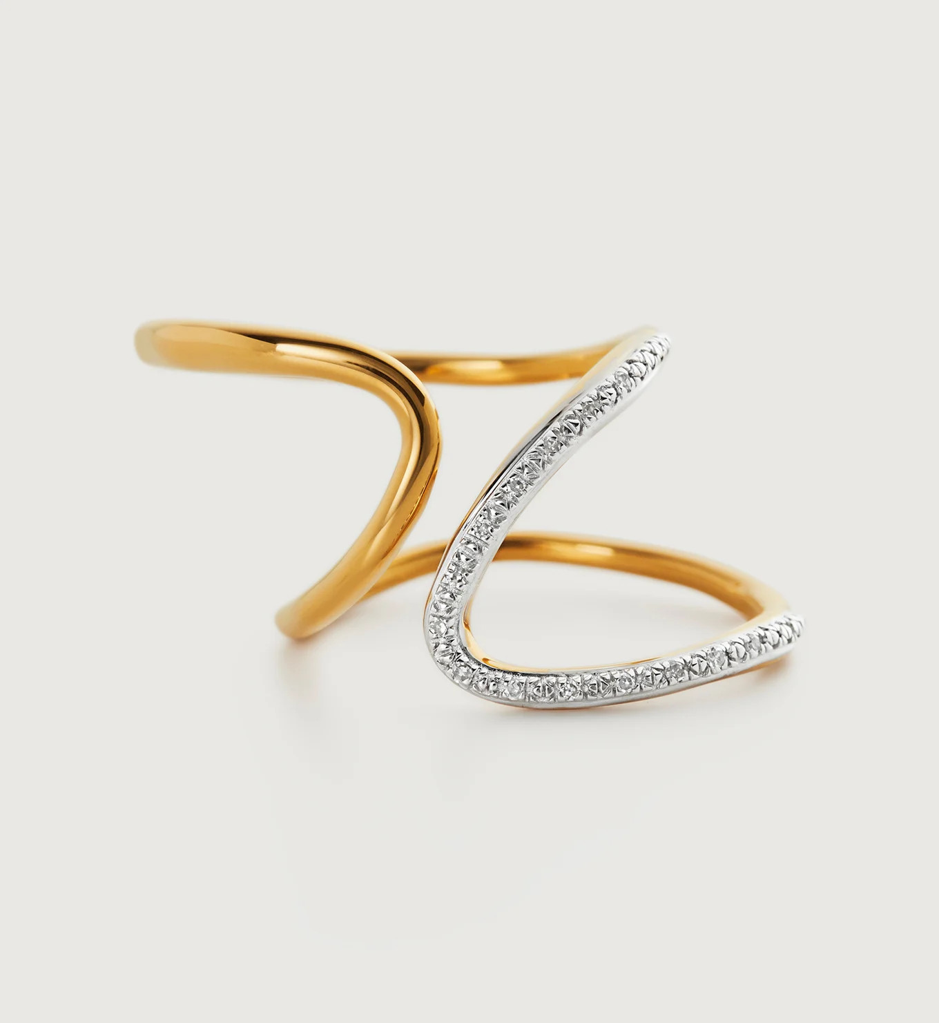 Riva Open Wrap Ring | Monica Vinader (Global)