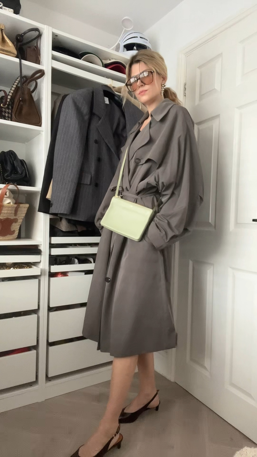 Frankie shop trench, slingbacks, sezane shoes, celine trio, crossbody bag 

#LTKeurope #LTKbag #LTKwinter