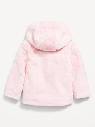 Faux-Fur Hooded Coat for Toddler Girls | Old Navy (US)