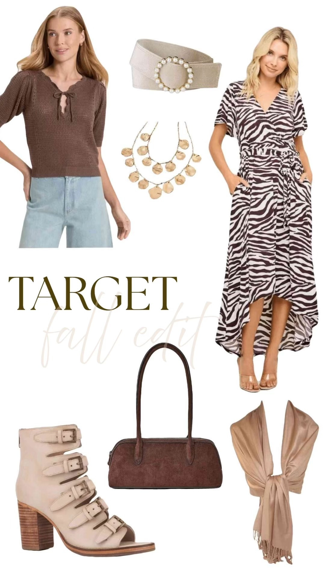 Target Fall Edit 🤎✨ Cozy brown and ivory neutrals that make fall styling effortless. Chic layers, and timeless staples you’ll wear on repeat. 
🔔Trend alert: Zebra is making a comeback on the New York Fashion Week runways (Nina Ricci, Duran Lantink, Balmain), and this Target frock happens to be on-trend for a fun fall look.

#LTKNYFW #LTKFallSale #LTKSeasonal