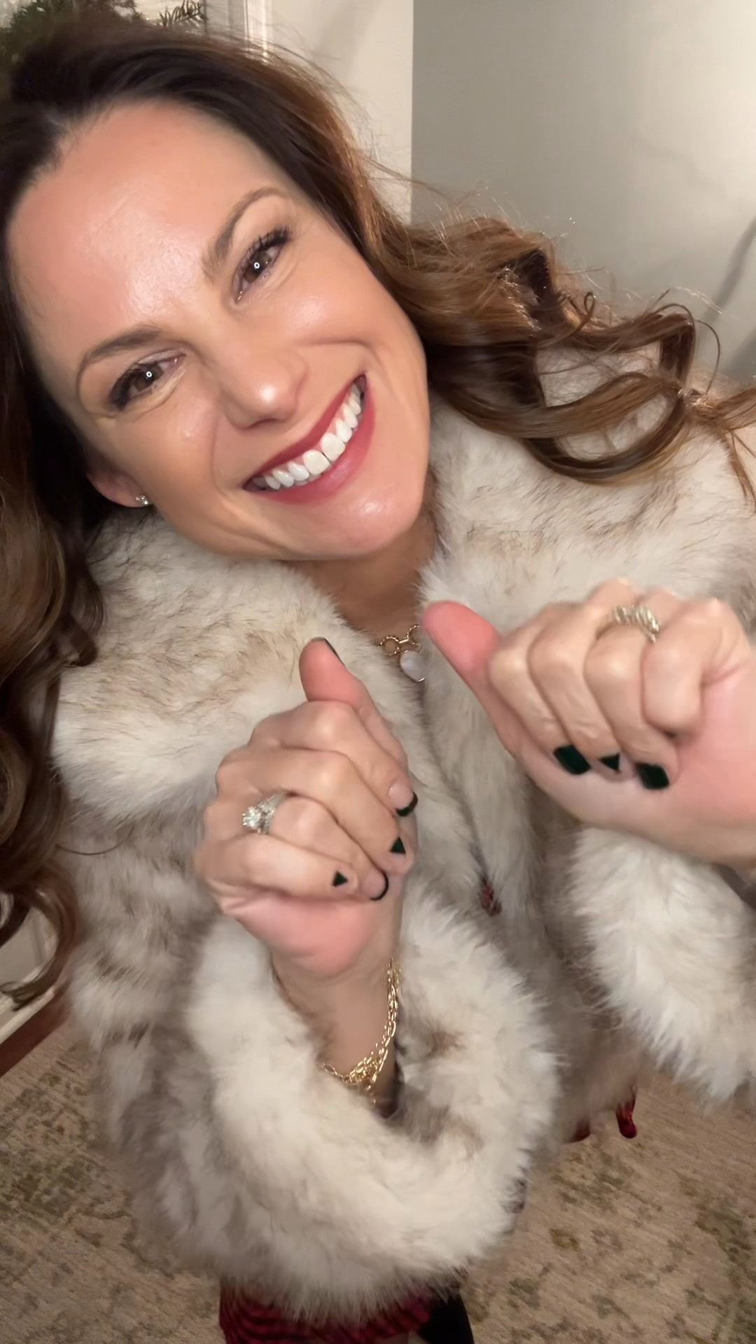 Holiday outfits that make your budget smile! 🎄✨
This entire look—dress, shoes, jewelry, and the coziest faux-fur jacket—is all from Walmart and all totally affordable. Saving without sacrificing style is the holiday win every mom needs! 🙌✨
Perfect for Christmas Parties & Holiday Events 🎄

#LTKHoliday #LTKPetite #LTKOver40