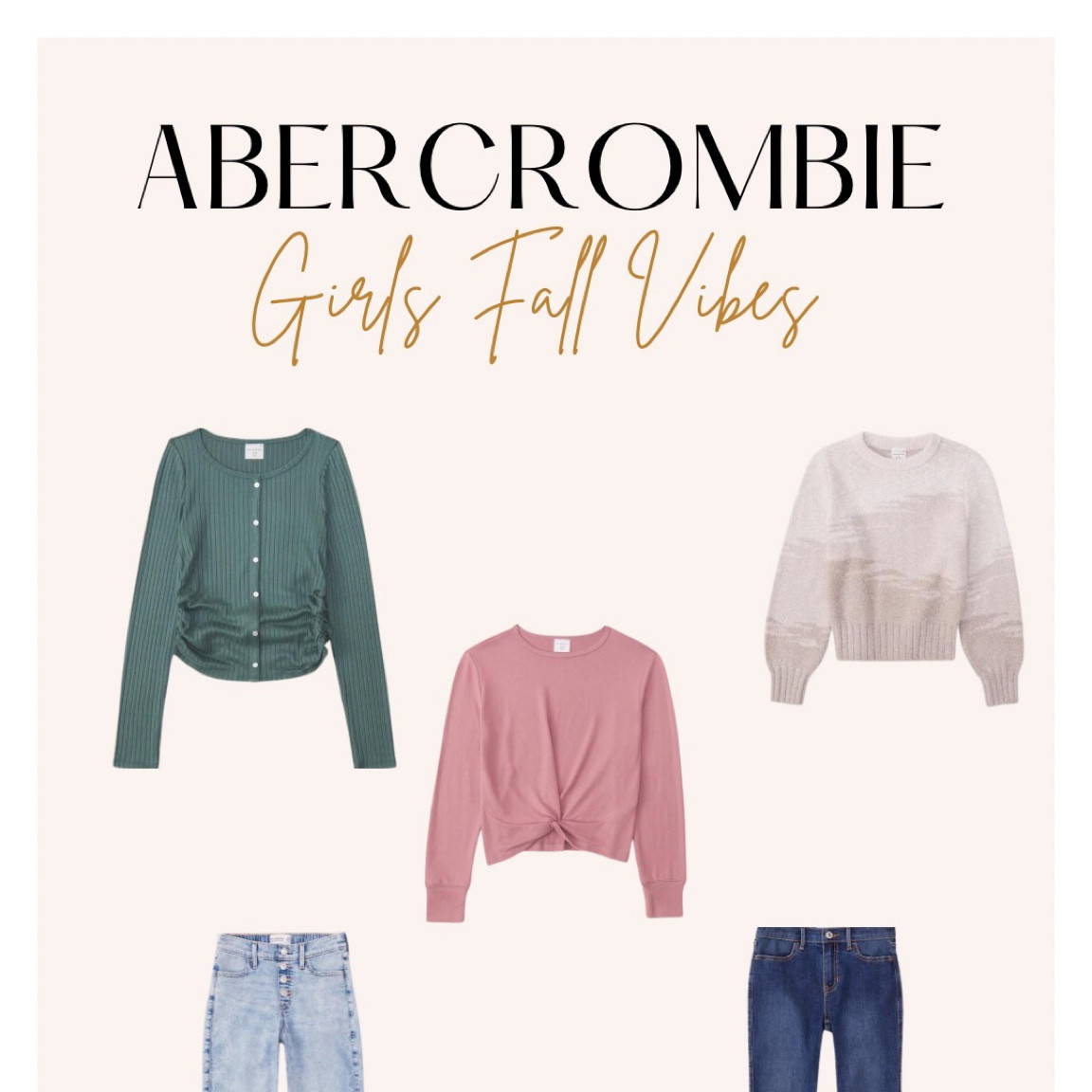 Cutest fall looks for girls from Abercrombie.

Fall wear | Abercrombie | Kids Fashion | Fall sweaters

#LTKkids #LTKSeasonal #LTKfindsunder50