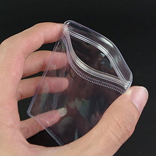 Self Seal Plastic Pack Zipper Lock Bags Clear PVC Antitarnish Jewelry Rings Earrings Packing Stor... | Amazon (US)