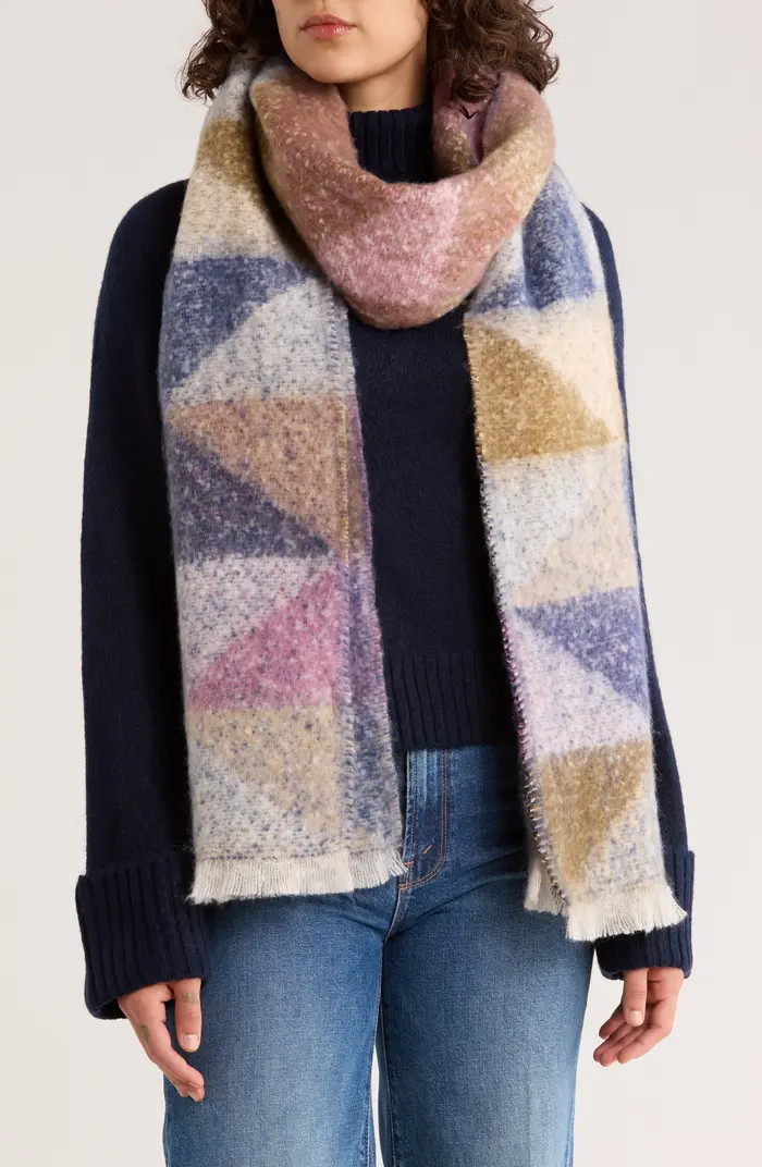 Vince Camuto Geometric Brushed Scarf | Nordstromrack | Nordstrom Rack