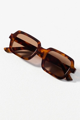 Chunky Rectangular Sunglasses | Anthropologie (US)