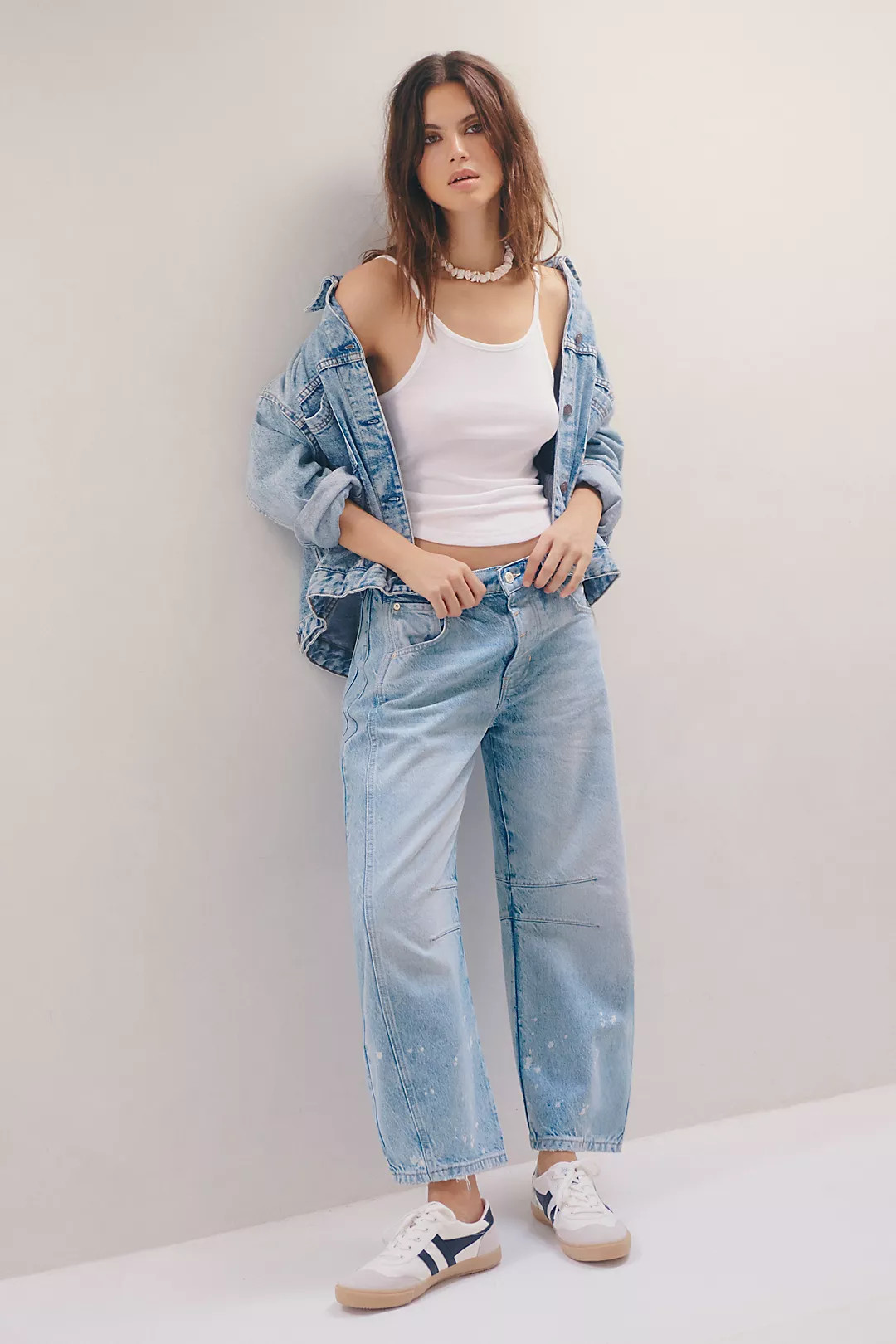 We The Free Good Luck Mid-Rise Barrel Jeans | Free People (Global - UK&FR Excluded)