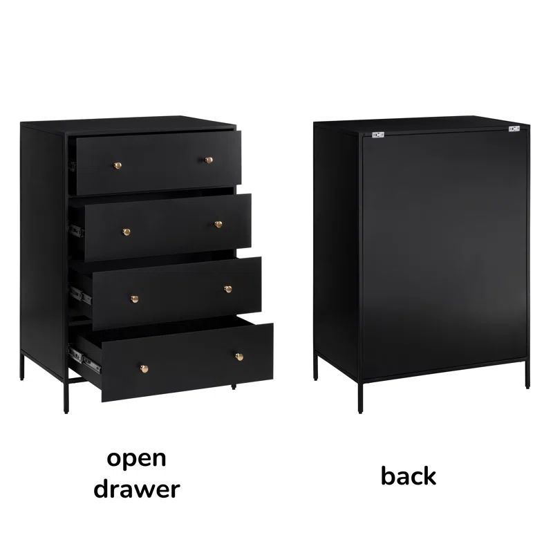 Julina 4 - Drawer Dresser | Wayfair North America