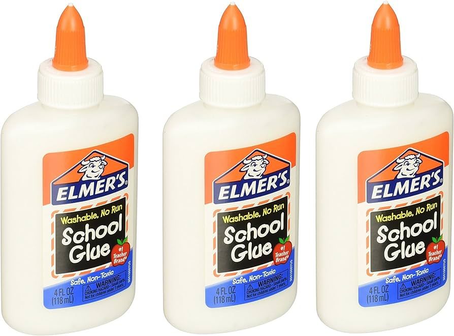 Elmers Liquid School Glue qUOaZh, Washable, 4 Ounces, 3 Count | Amazon (US)
