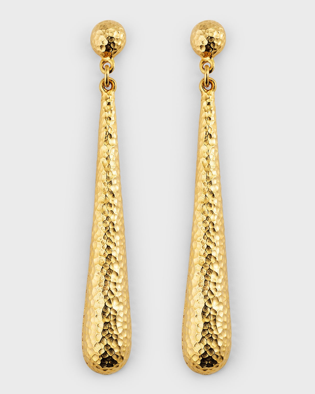 Hammered Gold Earrings | Neiman Marcus