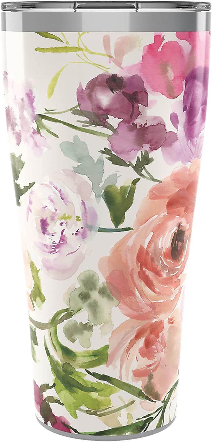 Tervis Kelly Ventura Floral Collection Heather Rose Triple Walled Insulated Tumbler Travel Cup Ke... | Amazon (US)