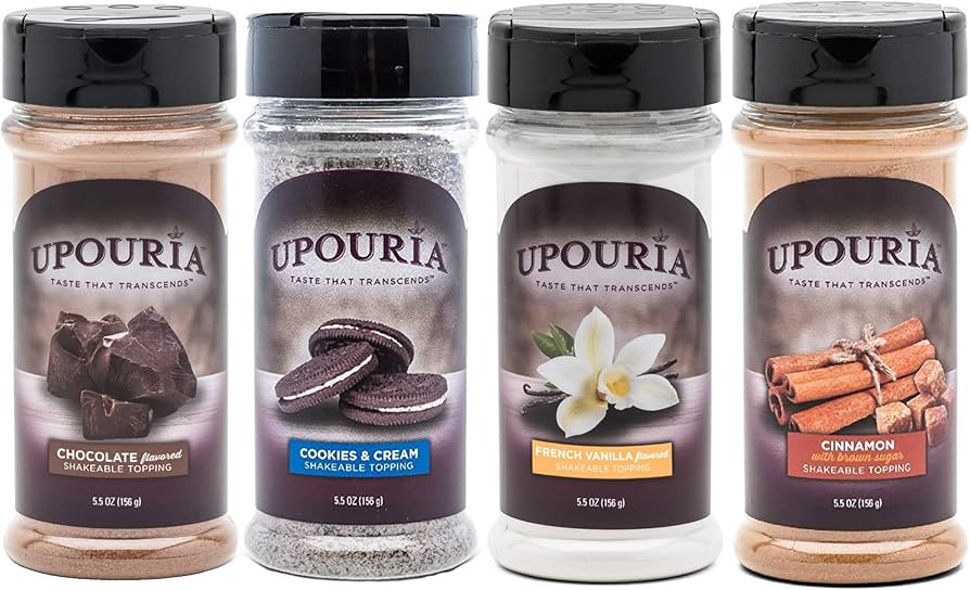 Sunny Sky Upouria Coffee Topping Variety Pack - Chocolate, Cookies N Cream, French Vanilla and Ci... | Amazon (US)