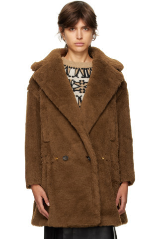 Brown Nebula Coat | SSENSE