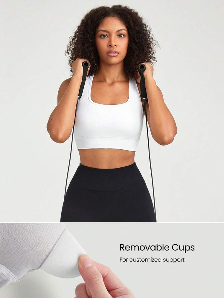 GLOWMODE Seamless Wild Racerback Sports Bra Gym Fall Winter | SHEIN