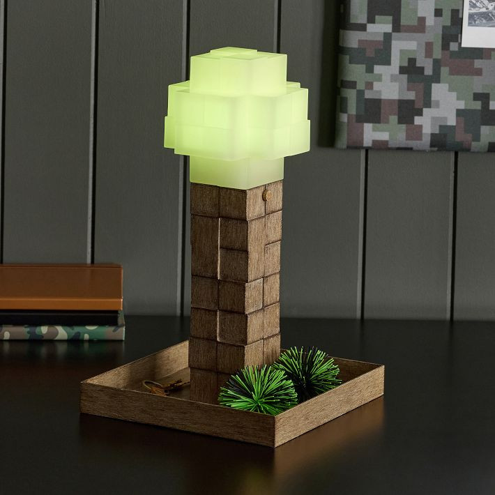Minecraft Redstone Torch Table Lamp (12"x18") | Pottery Barn Teen
