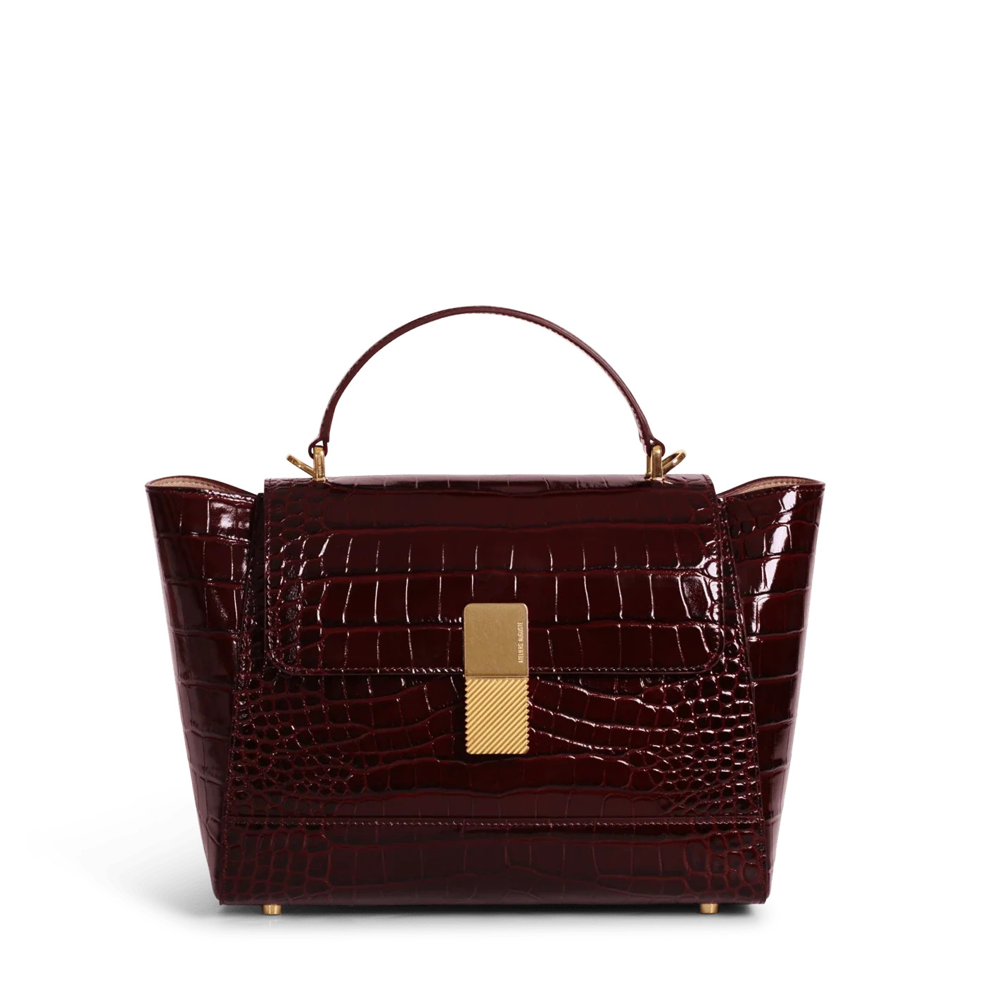 Marly Gold Edition - Burgundy Embossed Leather | ATELIERS AUGUSTE