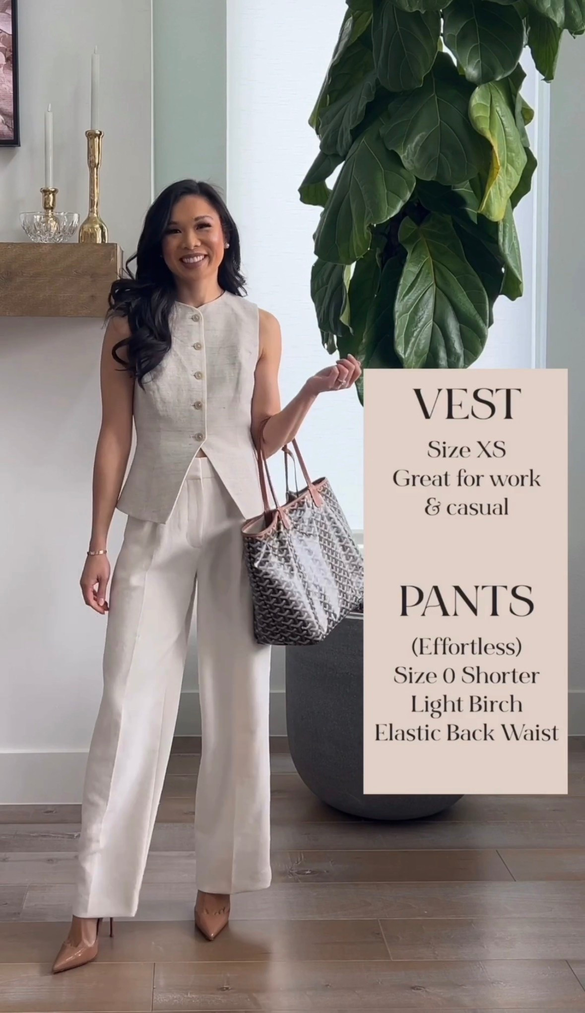Aritzia workwear favorite from their sale! Vest with crepette pants that are great for elevated outfit or workwear that works for years!

#LTKootd #LTKWorkwear #LTKSaleAlert