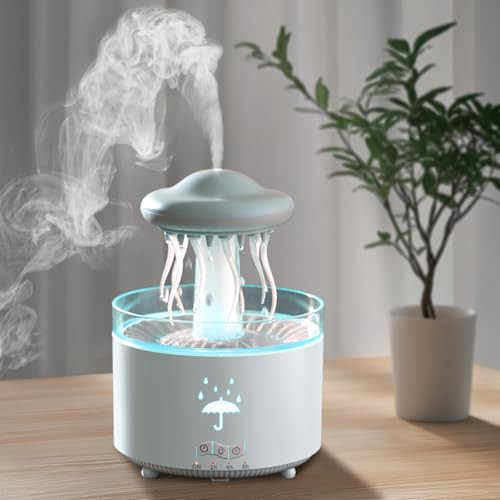 Essential Oil Diffuser for Home, Bedroom Humidifiers, Air Scent Aroma Aromatherapy Ultrasonic Humidifier Machine Timer Small Mini difusor de Aromas para casa Living Room Office Decor Gifts Jellyfish | Amazon (US)