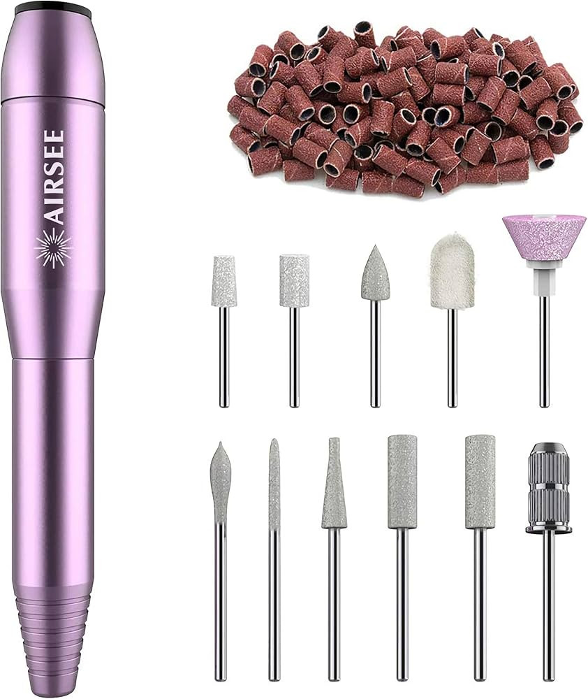 AIRSEE Portable Electric Nail Drill Professional Efile Nail Drill Kit for Acrylic, Gel Nails, Man... | Amazon (US)