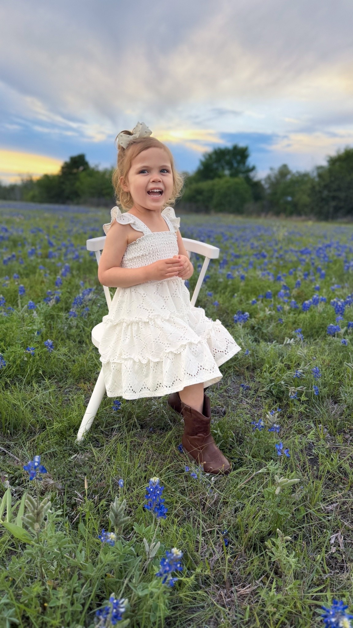 Family photos 
Summer dress
Toddler girl white eye lit dress 
Toddler cowboy boots

#LTKKids