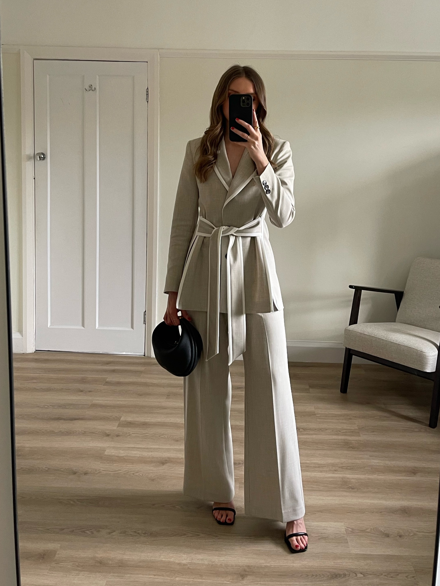 Outfit inspiration for The Races

A size 10 in the Karen Millen Melange Tailored Belted Tipped Detail Blazer
This runs small
Size up

A size 8 in the Karen Millen Melange Straight Leg Tipped Tailored Trousers 
True to size
I’m 5ft 6


Songmont Luna bag 

Black barely there heels




Wedding outfit, The Races outfit, occaasion-wear inspiration, gold jewellery, fascinator 
Women’s suit outfit


#LTKwedding #LTKeurope #LTKSeasonal