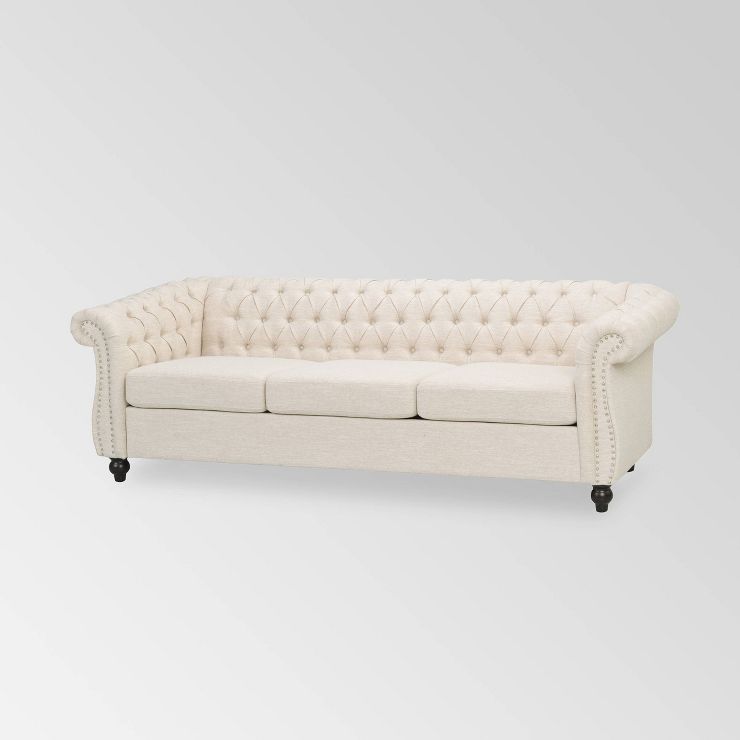 Parksley Tufted Chesterfield Sofa - Christopher Knight Home | Target