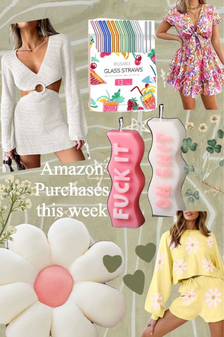 My Amazon Purchases this Week


Amazon Finds | Candles | Home | Coverup | Swim | Dress | Loungewear | Pillow | Glass Straws | Colorful | Floral | Spring

#LTKFind #LTKSeasonal #LTKunder50