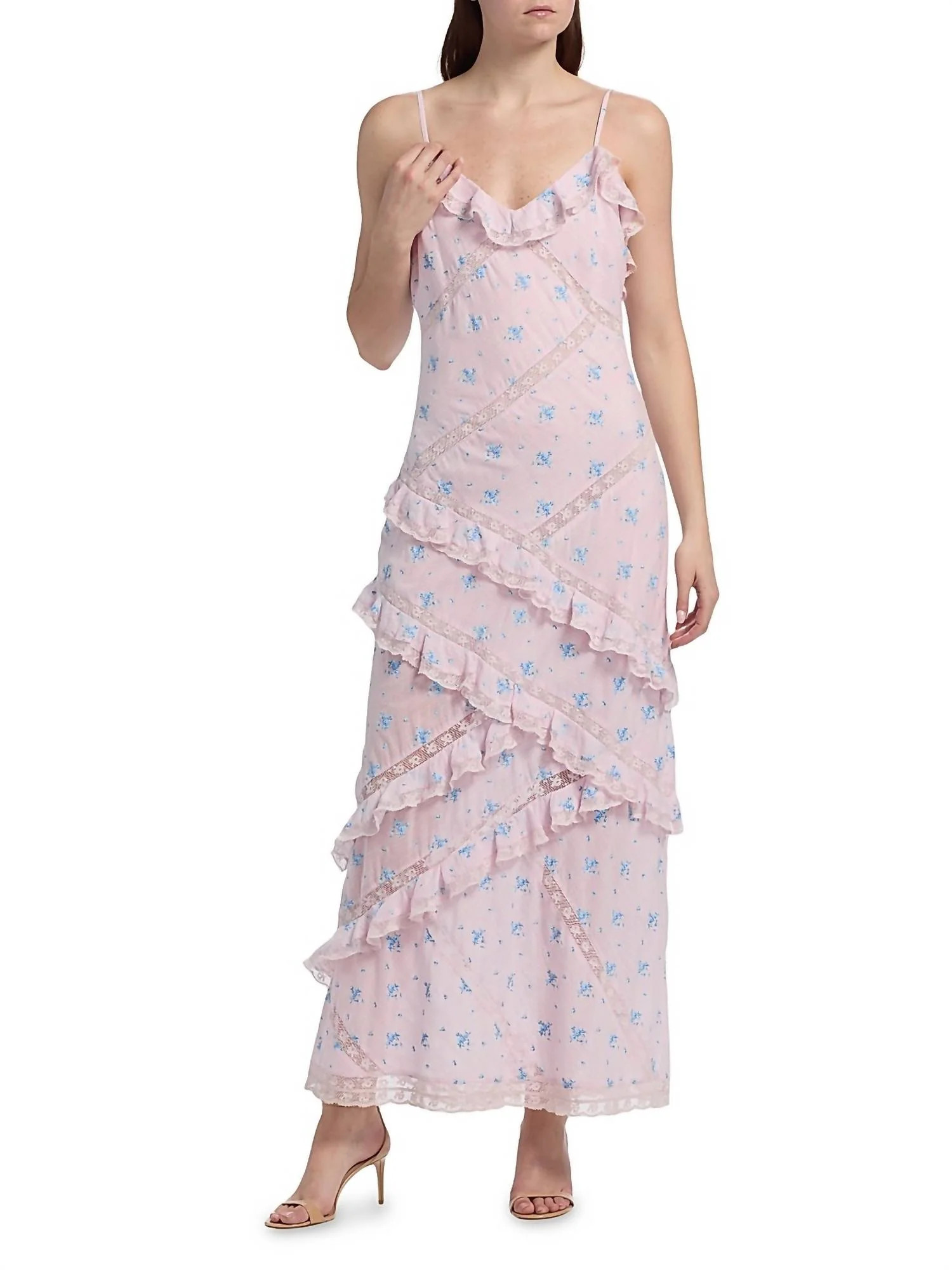 Nocelle Maxi Dress In Lilac Tide | Shop Simon