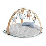 Ingenuity Cozy Spot Reversible Duvet Activity Gym & Play Mat with Wooden Toy bar - Loamy, Ages Newbo | Amazon (US)