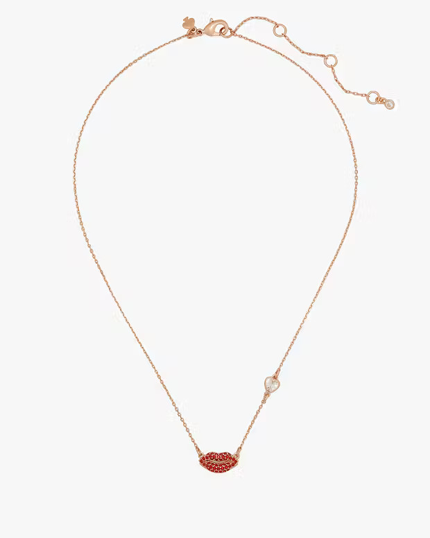 Kiss Kiss Mini Pendant | Kate Spade Outlet