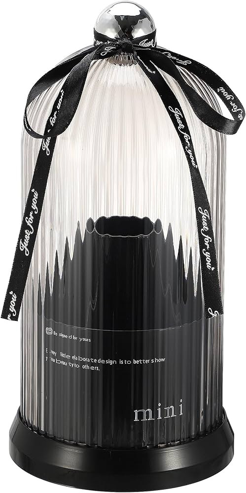 VOCOSTE Makeup Brush Holder Organizer with Lid, Rotating Makeup Organizer for Vanity, 360 Degree ... | Amazon (US)